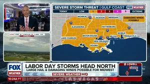 Gulf Coast under threat of severe storms 