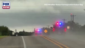 First responders race down Texas highway for flash flood rescues