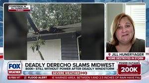 Indiana woman shares story after deadly derecho destroys her home