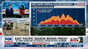Ocean temperatures abnormally warm in Eastern Pacific just ahead of hurricane season start