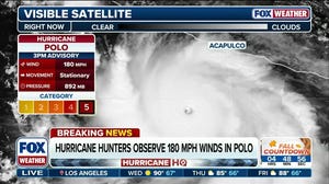 Polo becomes one of the strongest hurricanes ever observed in the Pacific