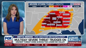 Severe storms target the South, Southern Plains in final days of severe weather marathon