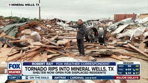  Powerful tornado rips through Mineral Wells, Texas causing damage and injuring at least two 
