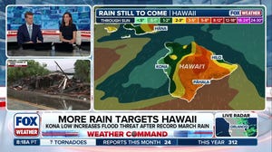 Hawaii facing increased flood threat as Kona Low dumps more rain