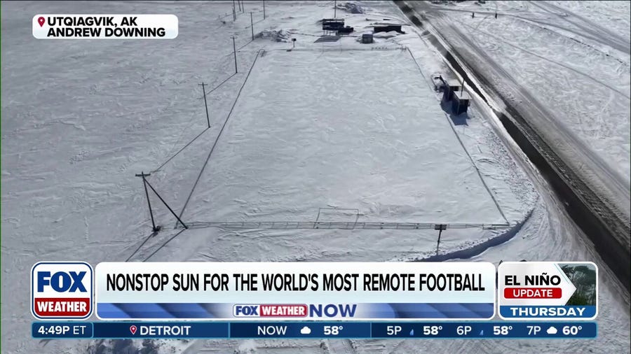 Most remote high school football team sees its last sunset for 84 days