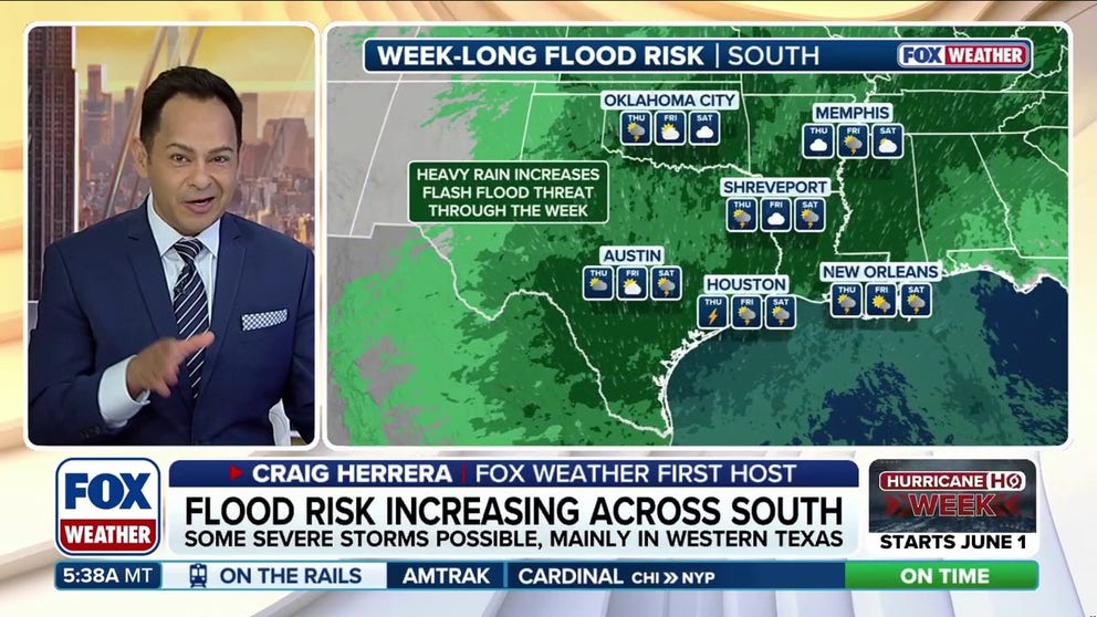 Flood threat for Texas and the South increases through holiday weekend ...