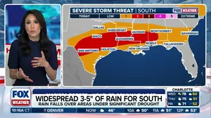 Fast-moving storm clusters heighten severe weather and flash flood threats across the South 