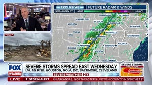 Severe storms threaten Eastern and Central US