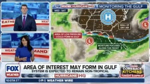 Area of interest may form in the Gulf of America that could cause tropical downpours along the Gulf Coast