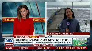 Nor'easter storm lashes at North Carolina this weekend