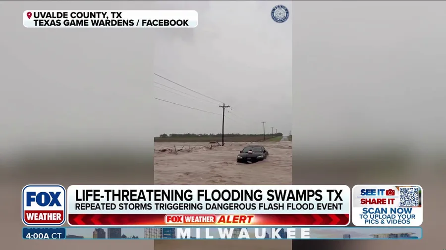 More life-threatening flash flooding expected across south-central Texas after nearly a foot of rain