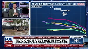 Tracking Invest 90E as it targets the Hawaiian Islands
