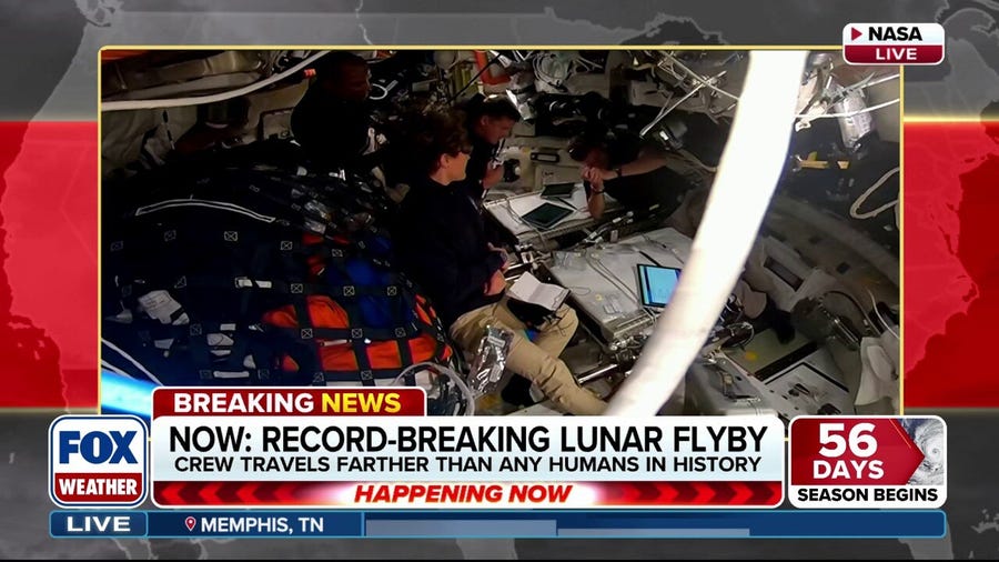 Artemis II space crew travel farthest distance in human history