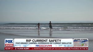 Rip current safety: Simulator shows what to do before you're in danger