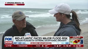 Mid-Atlantic faces major flood risk as severe storms bombard the region