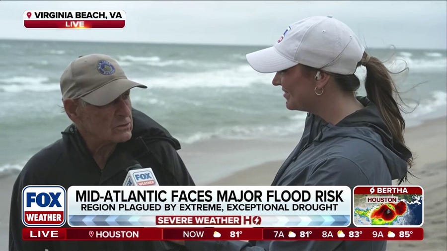 Mid-Atlantic faces major flood risk as severe storms bombard the region