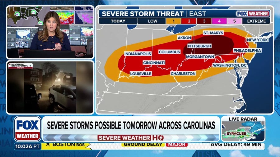 Severe storm threats increase across Ohio Valley as record heat fuels large hail and tornado potential