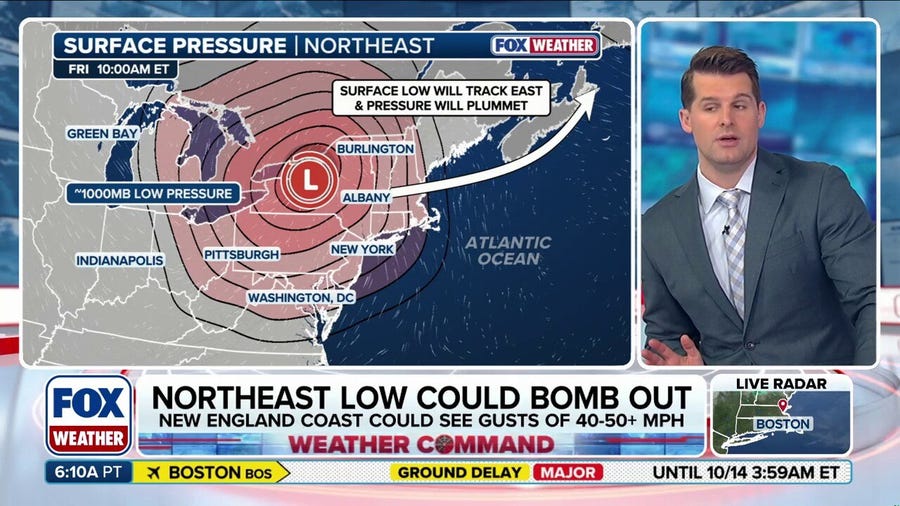 Powerful, developing storm could 'bomb out' over Northeast this weekend