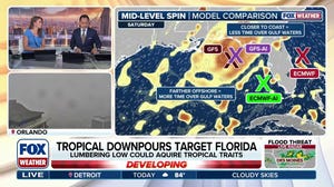  Heavy downpours to soak Florida all week as disturbance takes aim at the Sunshine State