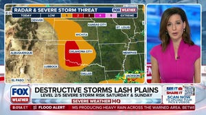 Destructive storms set to lash the Plains with damaging winds and large hail 