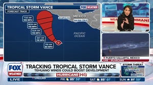 Tropical Storm Vance could intensify into a major hurricane, while Champi threatens Taiwan and Japan