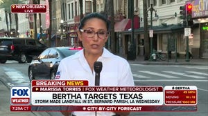 New Orleans conditions following Bertha’s landfall in St. Bernard Parish