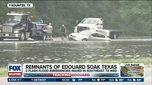 Edouard's remnants slam East Texas with heavy rain and flash flooding