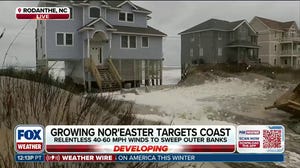 Outer Banks prepare for days of powerful winds, pounding surf as nor’easter targets the East Coast