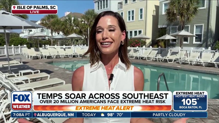 Temps soar across the Southeast ahead of FOX Weather Beach House Girls' trip