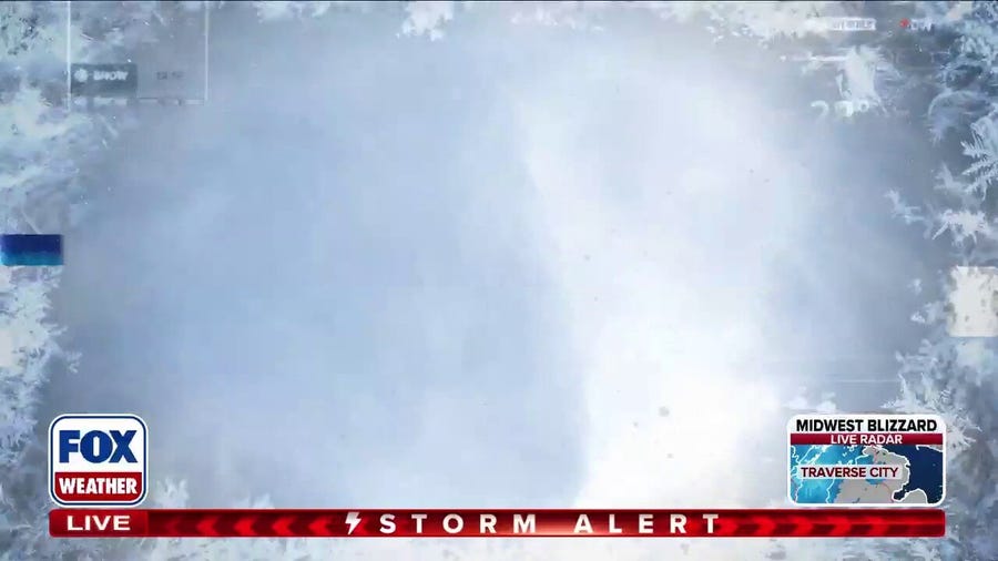 Historic blizzard conditions blast Michigan's Upper Peninsula, Midwest