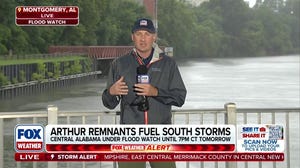 Tropical moisture from Arthur fuels dangerous storms across the South