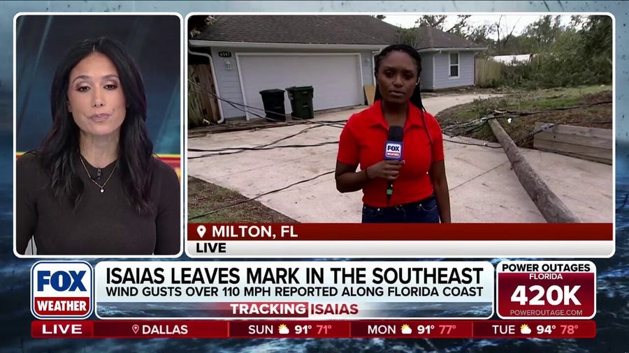 Isaias leaves mark on Florida Panhandle with long road to recovery ahead