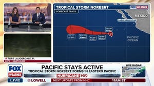 Tropical Storm Norbert forms in the Pacific amid strengthening El Niño