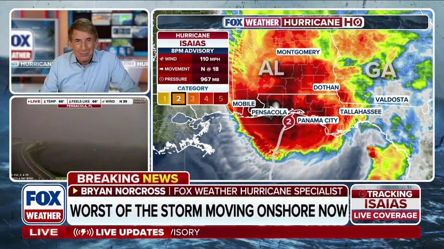 Widespread power outages begin as Hurricane Isaias approaches landfall