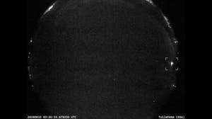 Meteor captured on NASA camera