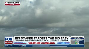 Heavy rain, flood threat and gusty winds targeting New Orleans