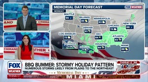 Memorial Day forecast: Storms dampening holiday plans for millions in East