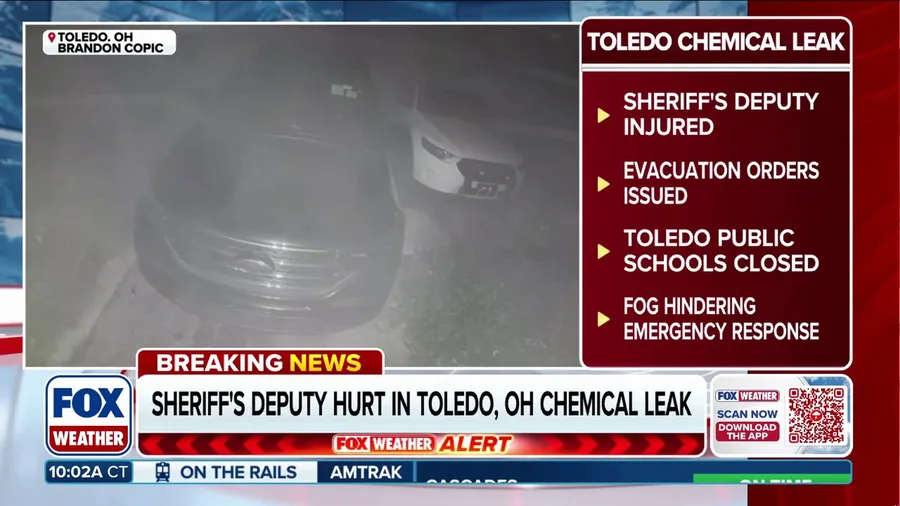FOX Weather Exclusive Storm Tracker discusses Toledo, Ohio chemical release