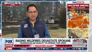 Raging wildfires continue to devastate Spokane, Washington