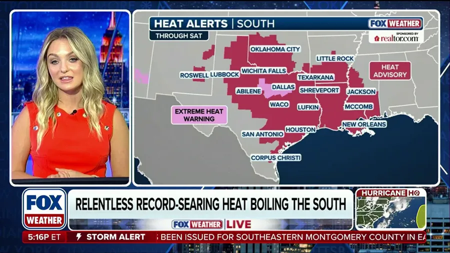 Record-challenging heat set to bake the South