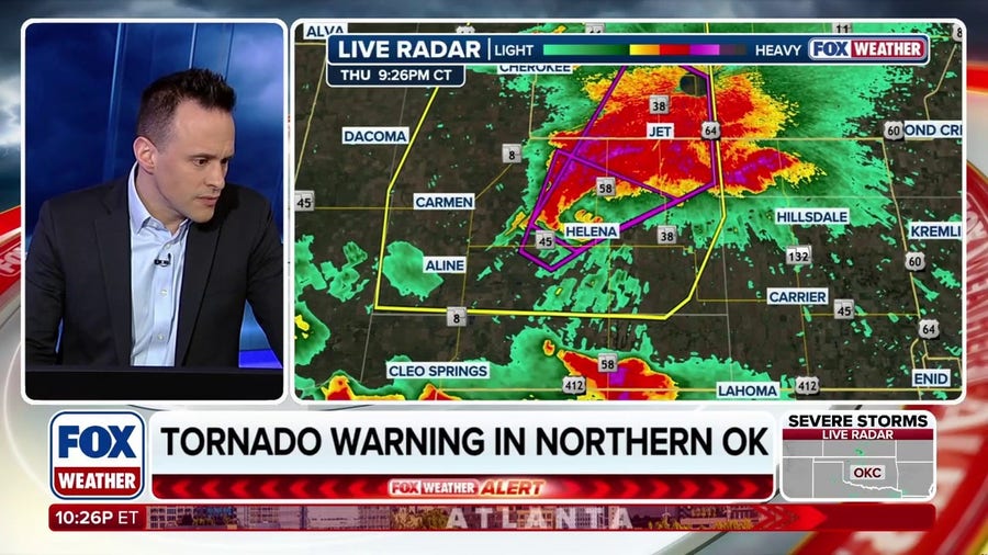 Tornadoes breaking out in Southern Plains