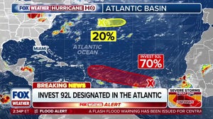 Invest 92L designated as Atlantic tropical activity heats up