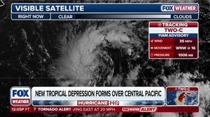 Tropical Depression Two-C forms bringing more heavy rain and gusty winds to the Hawaiian Islands