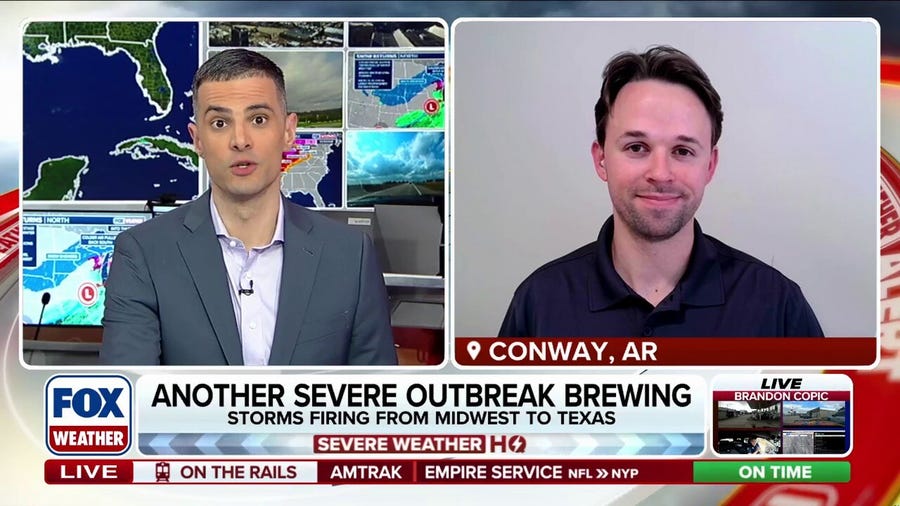 Arkansas in the crosshairs between two storm regions ahead of potential severe weather outbreak