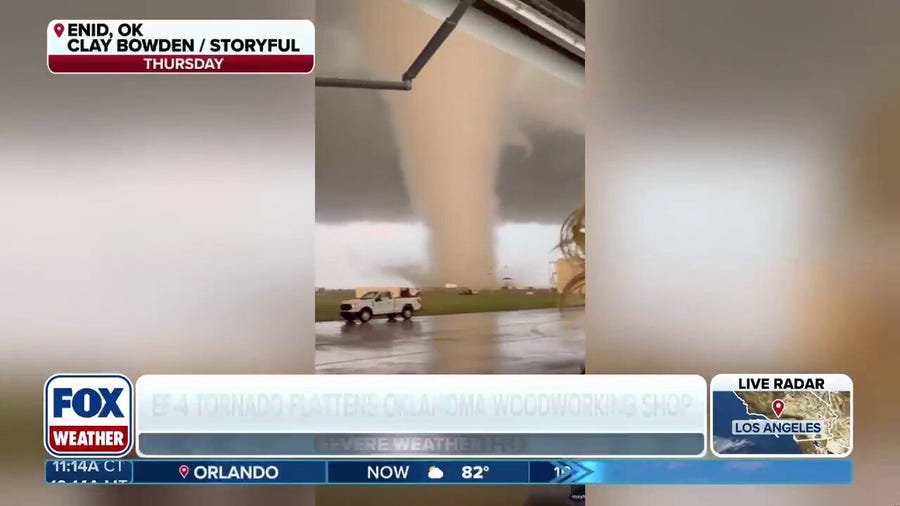 Family-owned shop destroyed in EF-4 tornado in Oklahoma 