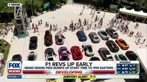 Miami Grand Prix starting earlier than expected due to incoming storms