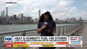 Heat and humidity arrive ahead of thunderstorms in the Big Apple