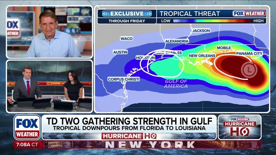 Exclusive analysis on strengthening Tropical Depression Two churning in the Gulf