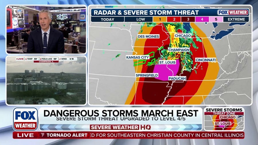 Midwest braces for intense tornado threat as severe weather outbreak puts millions at risk