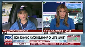 Tornado Watch issued for parts of Oklahoma as dangerous severe storms begin to ignite